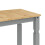 VidaXL vidaXL 3 Piece Dining Set PANAMA Grey Solid Wood Pine 11