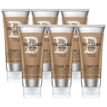 6 x 200ml TIGI Bed Head for Men Clean Up Peppermint Hair Conditioner