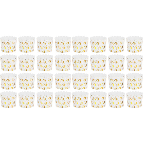 100Pcs Sturdy Paper Cupcake Holders Muffin Cups for Storage Use 1