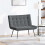 VidaXL vidaXL Sitzbank Dunkelgrau 110x74x84 cm Samt 3
