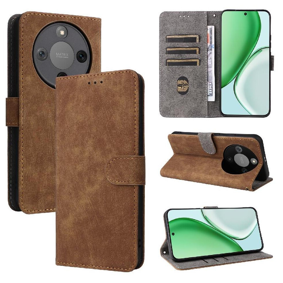 () Case For Honor X9d 5G Rfid Blocking Card Slots Cover Magnetic Closure Pu Leather Flip Folio Wallet 764563219094