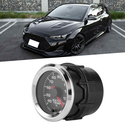 Universal 52mm 7-Color LED Water Temp Gauge 40-140 12V