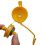 Support de plante d'intérieur réglable en forme de yo-yo avec butée, lot de 15 5