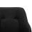 VidaXL vidaXL Schaukelstuhl Schwarz Stoff 6