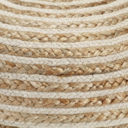 VidaXL vidaXL Handgefertigter Sitzpuff 40 x 45 cm Jute 2