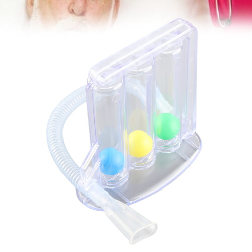 ThreeBall Deep Breathing Exerciser PE Lung Vital Capacity Training
