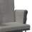 VidaXL vidaXL Schaukelsessel mit Hocker Gleitend Hellgrau Stoff 8