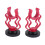 Adaptateur suspension micro 2pcs antichoc plastique 2