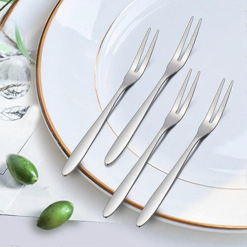 12 fourchettes dessert inox 13cm 2