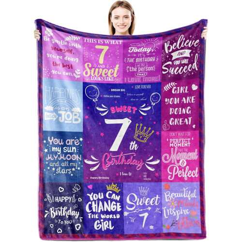 Kuscheldecke für Schwestern (152 x 127 cm) – Geschenkidee zum Geburtstag, Valentinstag oder einfach so