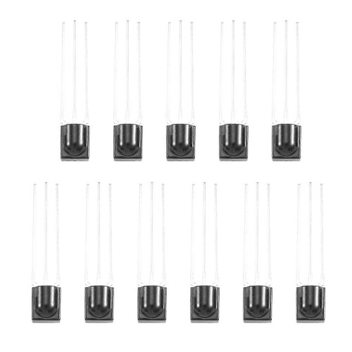 Lot de 10 modules récepteurs infrarouges VS838, portée de réception de 15 m, noirs 1
