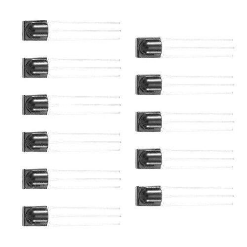 Lot de 10 modules récepteurs infrarouges VS838, portée de réception de 15 m, noirs 2