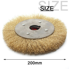 Brass Copper Wire Brush Polishing Wheel 100-250mm 1pc