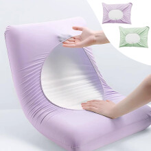 Disposable Pillow Covers 2-Pack, 80x50cm Cotton, Extra Large, Soft & Hygienic for Travel, Hotel, Train, Business Trips | Compatible with standard