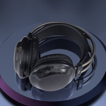 RGB Bluetooth Headset with ANC, 5.3, Low Latency, Long Battery – Compatible with Gaming & Music