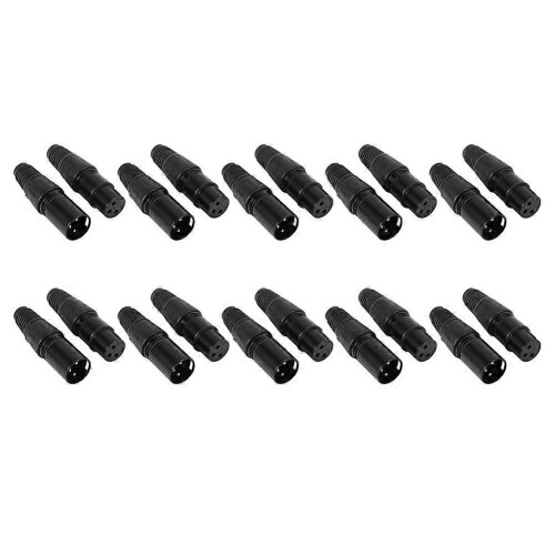 10 paires de connecteurs XLR 3 broches pour câble microphone (mâle/femelle), câble multipaire. 2