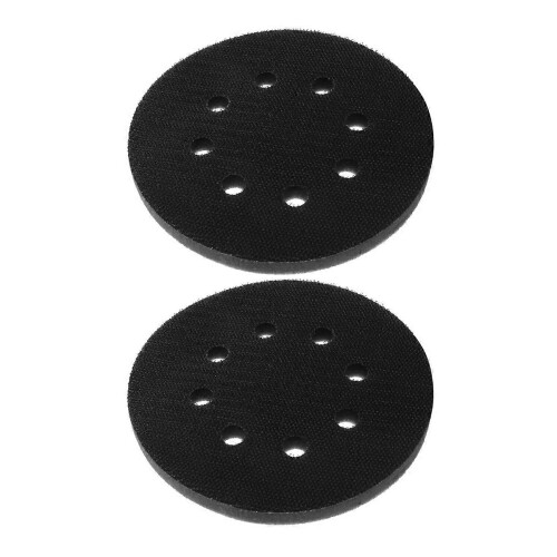 2 patins interface 125mm 8 trous pour disques ponçage 2