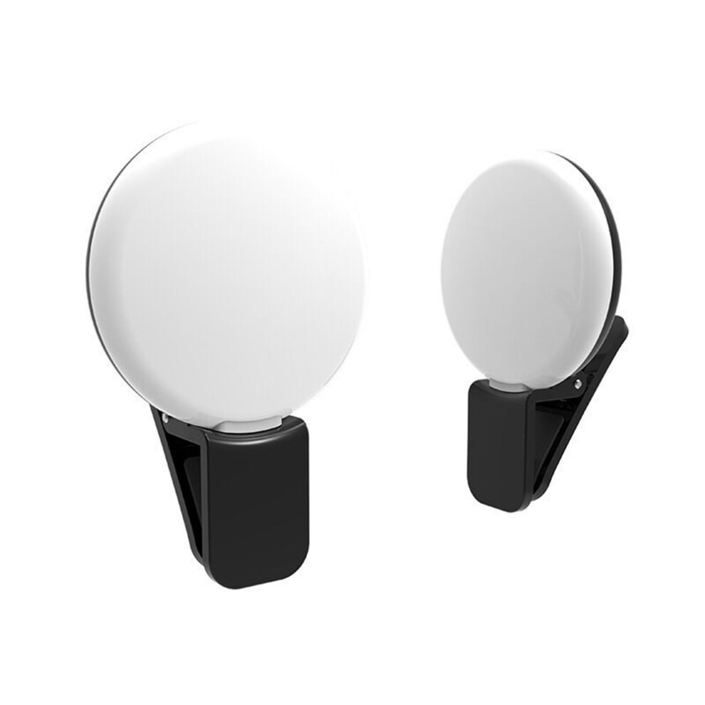 Light Rechargeable Selfie Ring With 3 Brightness Levels, Portable 11G