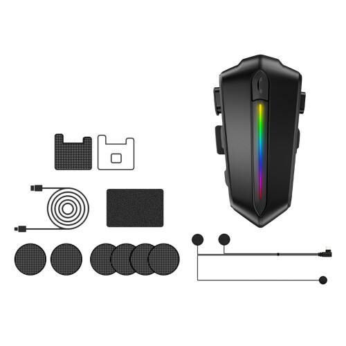 Motorcycle Helmet Bluetooth Headset BT 5.3 IPX6 Waterproof 1