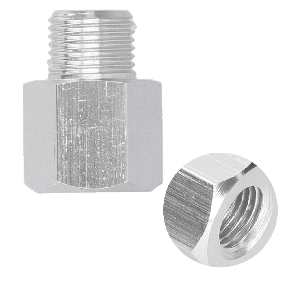 Aluminum Oil Pressure Sensor Adapter M16 1.5 To 1/4 Npt For Gm Ls Engines 5021391924398