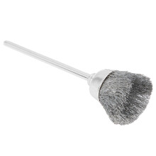 Brass Wire Nail Drill Cleaning Brush Silver for Nail Polishing & Manicure