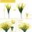 Τεχνητά Λουλούδια Calla Lily Λευκά20 Δέσμες500 Κεφαλές UV 2