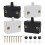 4 interrupteurs pour portes armoires, tiroirs, 12V/24V/110V 2