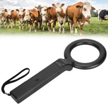UltraSensitive Handheld Cow Stomach Metal Detector, 34.5cm, Black