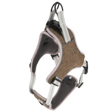 Adjustable XXL Coffee Outdoor Dog Vest Harness for Large & Medium Dogs