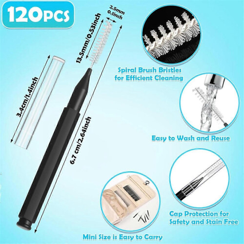 120 brossettes interdentaires pour appareils orthodontiques 2