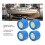 4 rouleaux oscillants rainurés pour remorque bateau 2