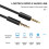 Câble audio portable de 2 m pour casque Logitech GPRO x G233 G433 (accessoire) 5