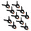 Ensemble de 10 pinces, supports et fixations pour fond d'éclairage de studio photo 3
