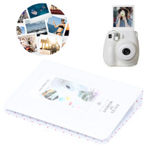 Mini 3in64 Pockets Photo Card Storage Case White for Instax Mini 9