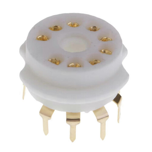 4 supports céramique 9 broches pour tubes 2