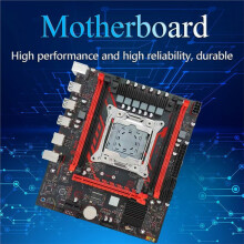 X99 DDR3-Moderkort X99 P3 LGA2011 Q57-Chipset Moderkort + för Switchkabel Gigabit Ethernet med M.2 NVME/NGFF-Kortplatser