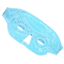 Hot Cold Gel Bead Eye Guard for Swelling & Pain Relief, Reusable Blue