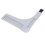 Men Beard Shaping Comb L-Shaped Mustache Trimming Guide Gray Plastic 1