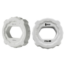 2 Anneaux de Préhension pour les Doigts en Silicone, pour Renforcer les Muscles de la Main, Du Poignet et des Doigts, Gris Clair