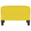 VidaXL vidaXL Fußhocker Hellgelb 60x50x41 cm Stoff 3