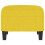 VidaXL vidaXL Fußhocker Hellgelb 60x50x41 cm Stoff 4