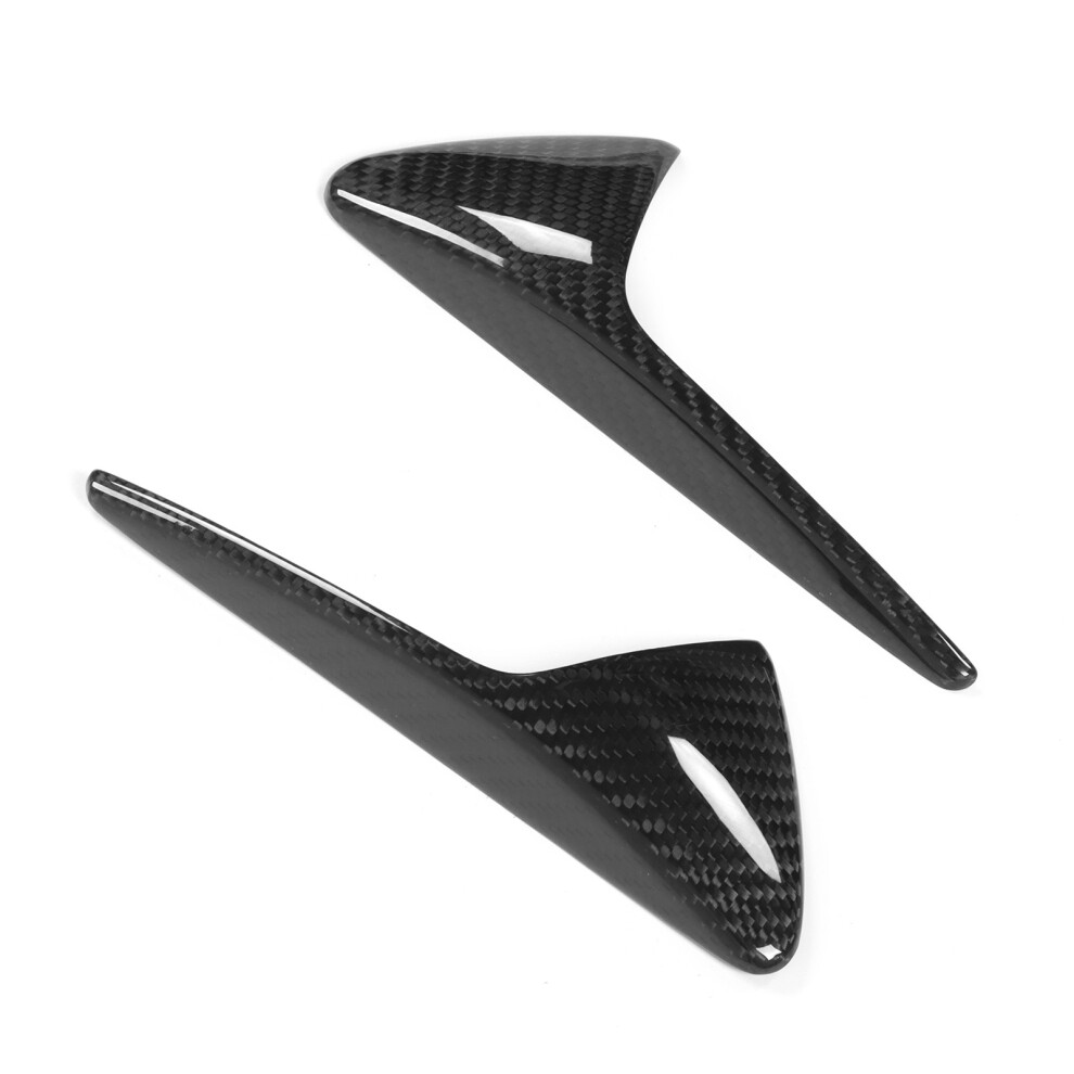Carbon Fiber Side Fender Camera Cover Trim For Tesla Models 2014-2021 4921391926310