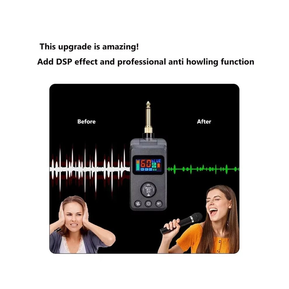 Wireless Microphone Anti-Whistling Reverb M50 Anti-Whistling Reverb For Singing Home Entertainment 6031045830677
