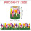 Bordure tulipes décorative 20m pour tableaux classe 3