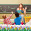 Bordure tulipes décorative 20m pour tableaux classe 5