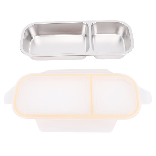 Outdoor-Edelstahl-Lunchbox 700 ml 11  26  5 cm 2