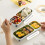 Outdoor-Edelstahl-Lunchbox 700 ml 11  26  5 cm 5