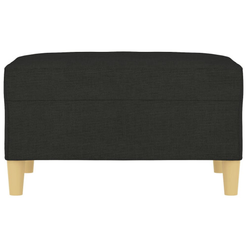 VidaXL vidaXL Fußhocker Schwarz 70x55x41 cm Stoff 1