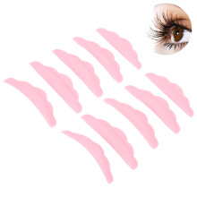 5 Pairs Silicone Lash Lift Shields Set - Reusable Pink Size S-L