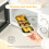 Edelstahl Lunch Box 700ml 11x26x5cm Milchweiß 6